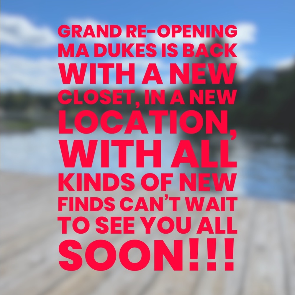 GRAND REOPENING
